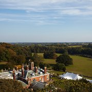 Softley Events - Sennowe Park - View from above