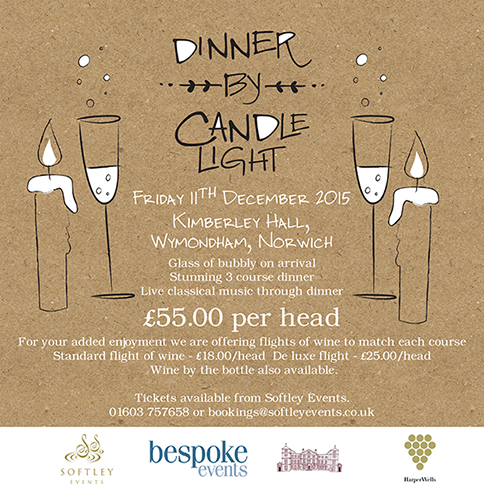 Candle Light Dinner Invitations 4